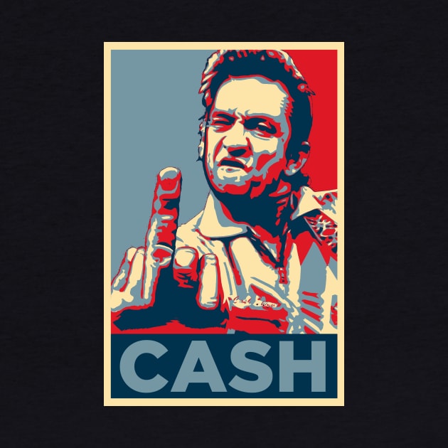 Cash Middle Finger Hope by TEEVEETEES